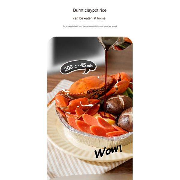 Large Capacity Digital Air Fryer Oven Multifunctional Bakery Machine for Small Kitchens