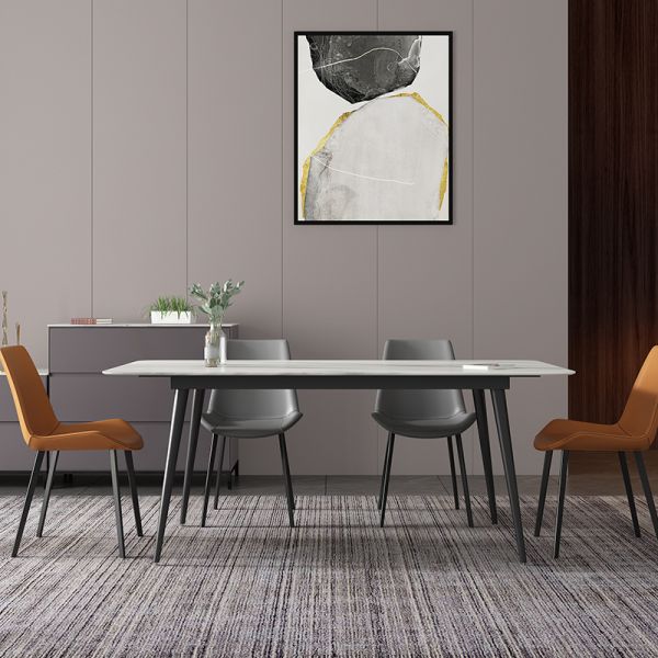 150 x 90 Grey Large Luxury Dining Table y sillas fijados para 6 4 10 Seater