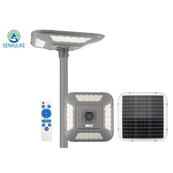 Galvanized Solar Powered Led Street Lights Energy Efficient Waterproof 50W