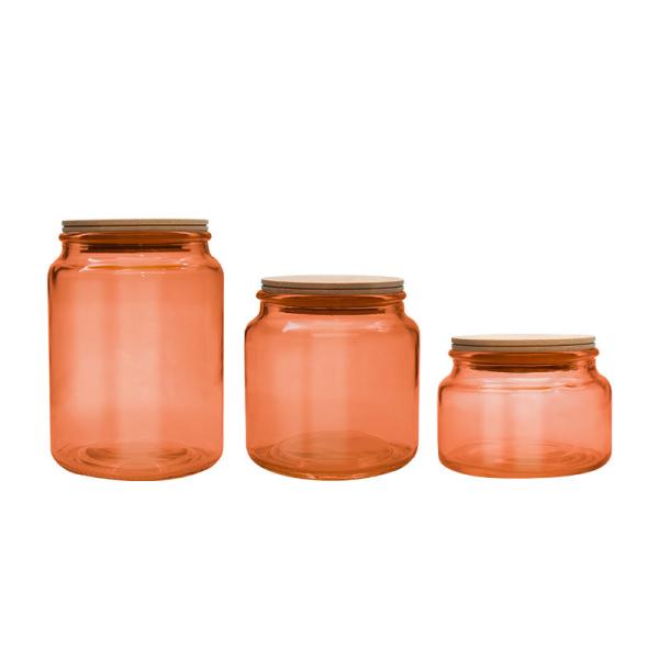Frascos fundidos do armazenamento do vidro de Borosilicate 320ml da boca