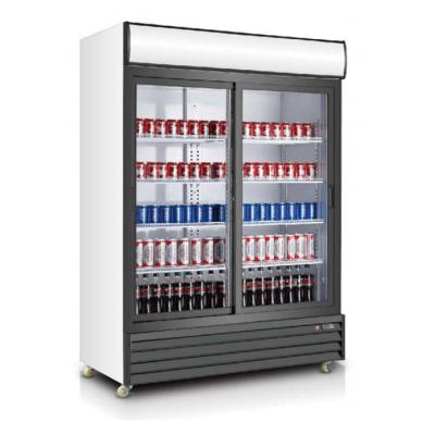 Refrigerador de vidro refrigerando eficiente da bebida da porta de 400W 240V