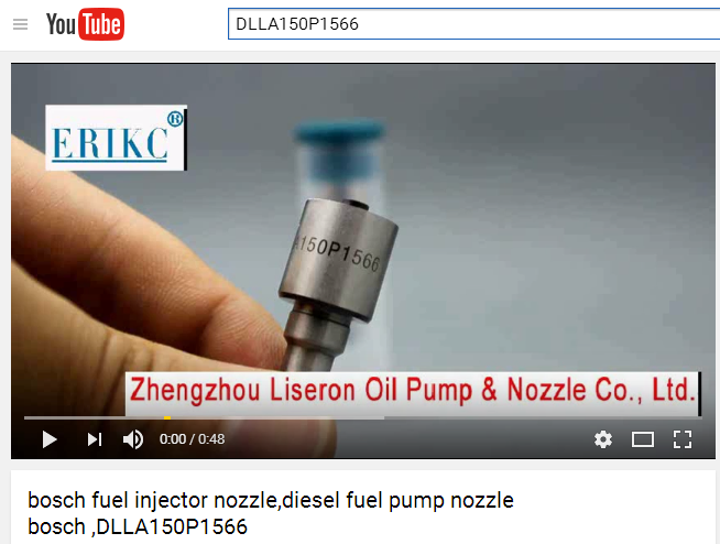 DLLA150P1566 For BOS For Renau diesel injection nozzle DLLA150 P1566 for Volv C.Rail nozzle DLLA 150 P 1566 for 0445 120 074