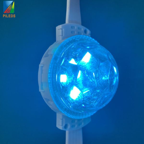 50mm Ip67 LED Point Light , Pixel Rgb Light With Diamond PC Cover