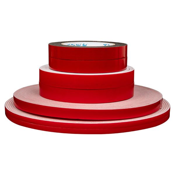 溶媒によって基づいた粘着性がある倍は永久的な付着力のPEの泡テープ味方した