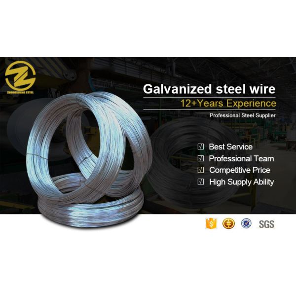 Cables de acero galvanizado de construcción BWG20 21 22 Cables de hierro Q195 Q235 para construcción de edificios