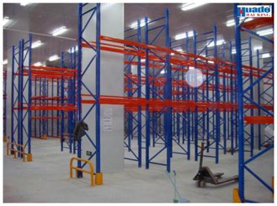 5000kg Adjustable Metal Shelving Racks Q345 Double Deep Pallet Racking System