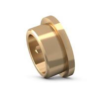 Flanges de latão bronze Serviços de fresagem de precisão CNC personalizados para automático