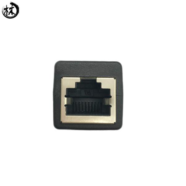 Fêmea de Cat5e Cat6 RJ45 ao adaptador fêmea, conector da extensão de cabo do Internet