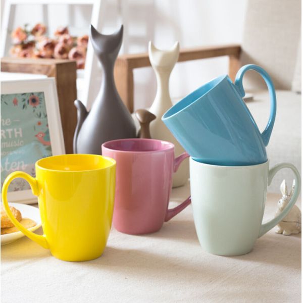 Кружка 360ml перемещения кофе офиса домашняя Handmade керамическая покрытая