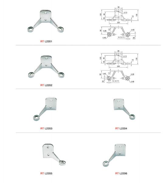 Stainless steel accessories and parts for building hardware from China supplier ISURE MARINE