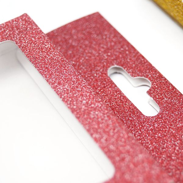 Cajas de venta al por menor de estand personalizado vacío reciclable de brillo con tapa transparente