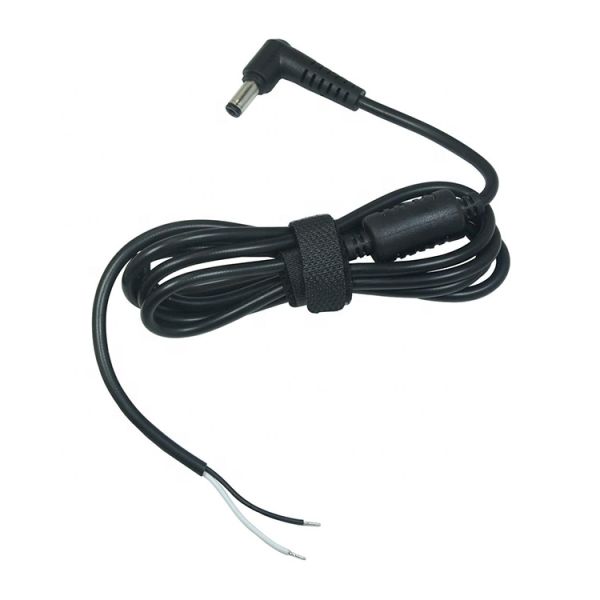 CUSTOM 90 degrés droit Ange DC Baril Jack mâle femelle à ouvrir queue de cochon câble de chargeur de courant DC