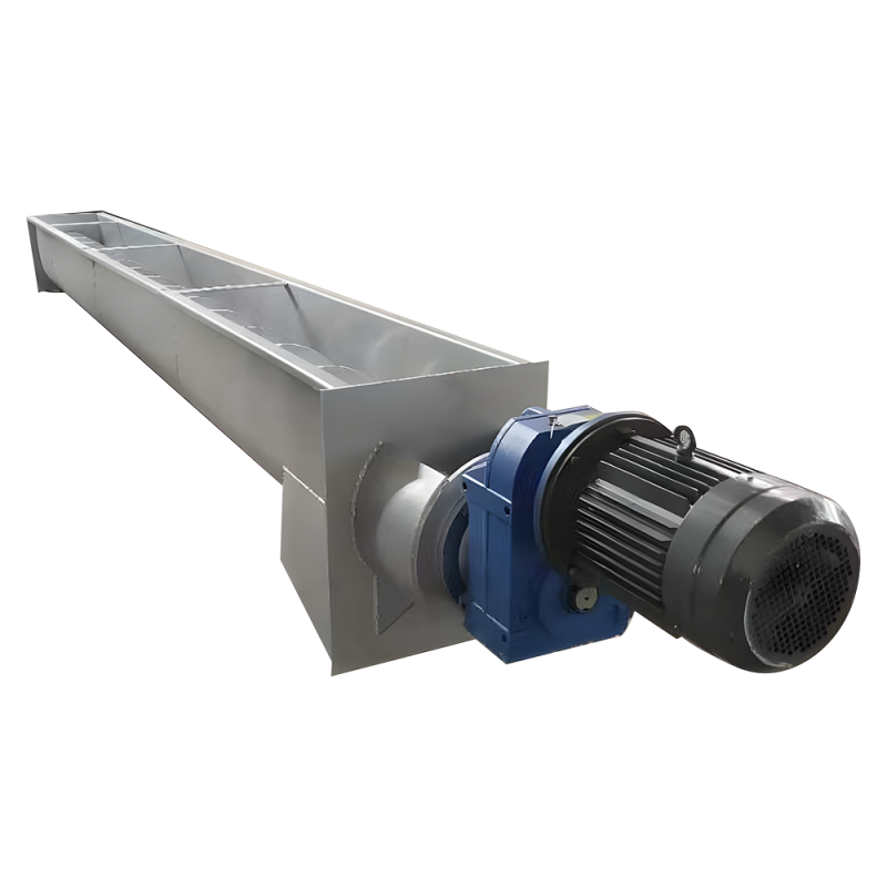 Stainless Steel Shaftless Screw Conveyor with Easy Maintenance Superior Sealing and Anti-Wrapping Performance