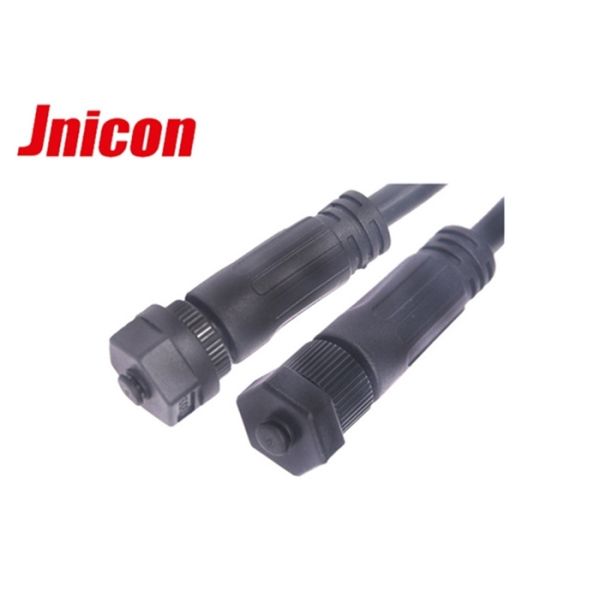 Screw Type Waterproof Male Female Connector , Dustproof Metal Circular Connectors
