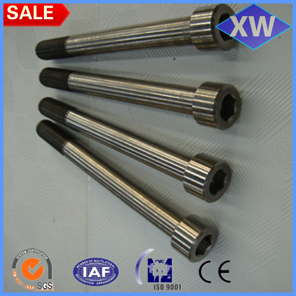 Bolt and nut with inner hexagon head for sale made of titanium