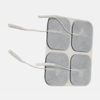 White Cloth, Conductive Film Square, Butterfly Shape Tens Electrodes With Soft Cloth, Foam WL11006