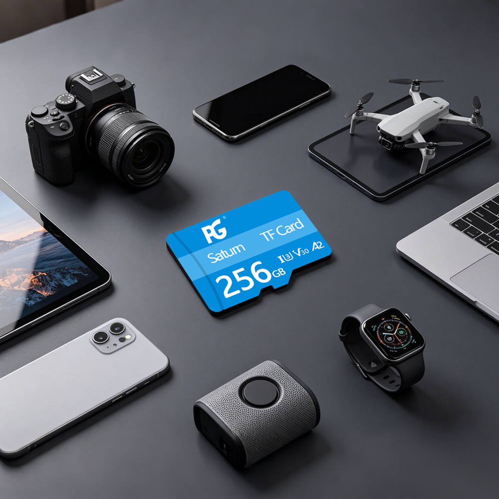 High-Speed V30 Video Class A2 Application Class TF Memory Card  SD Card with Large Capacity for Dash Cam and Surveillance