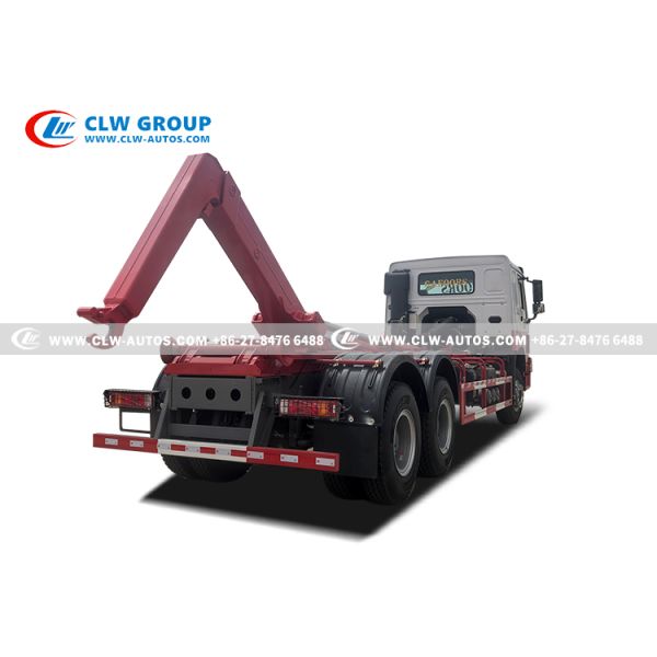 Sinotruk HOWO RHD 6x4 25-Ton Hydraulic Hook Lift Truck with Weichai 400HP Engine and RHD HW76 Cabin