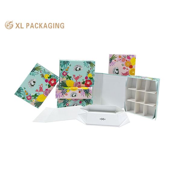 Recyclable Foldable Rigid Magnetic Tea Packaging Box | Custom Wholesale Cardboard Gift Boxes