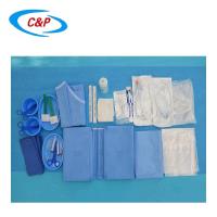 Produits médicaux Angiographie par radiofrequence Drape Pack Tissu non tissé CE ISO13485 Bleu