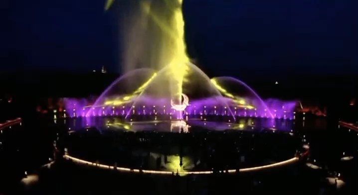 Color changing dragon fountain autocad drawing lake floating fountain
