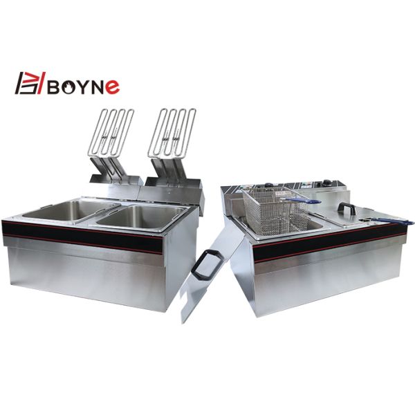 9kw Commercial Kitchen Cooking Equipment Potato Chips Fryer