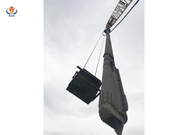 High Power Bottom Feed Vibroflot  Sand Soil Improvement 1200-1800 Rpm