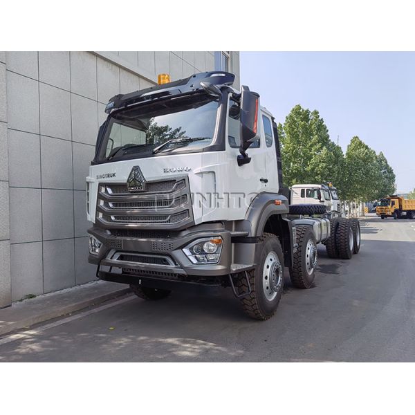 SINO Howo NX 8x4 de trabajo pesado 12 ruedas camión de carga chasis sin cubo