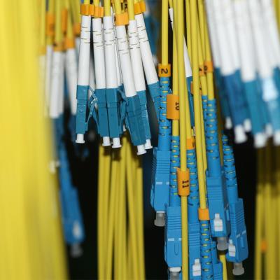 12 Core G657A1 SC To LC 100M Pre Terminated Fiber Optic LSZH