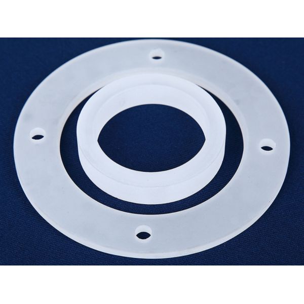 Slotted Perforated Quartz Flange Ring  AR Coating