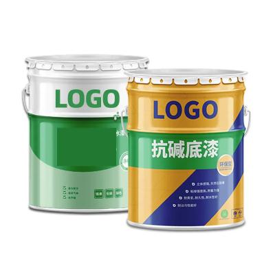 Eco Friendly Recyclable Airtight 5 Gallon Open Head Steel Pail For Chemical / Interior Paint