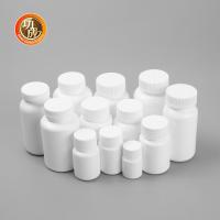 Bouteille en plastique faite sur commande de médecine de HDPE de couvercle à visser de bouteille de pilule de catégorie comestible