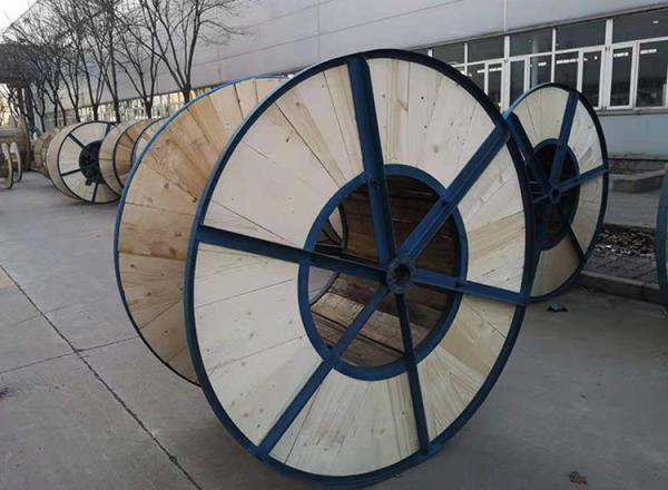 HF Giant Wooden Cable Spool Industrial Wood Spool For Cable Spools Cable Reels