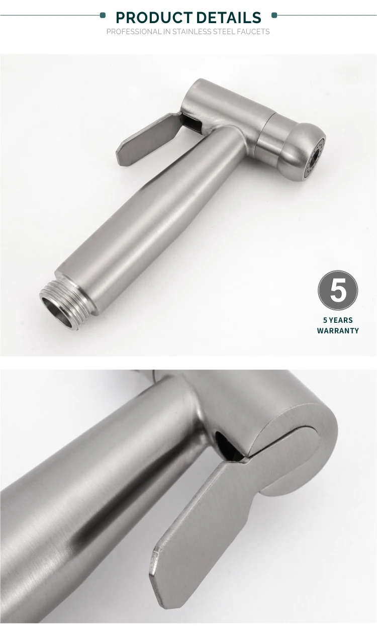 Устойчивое 304 из нержавеющей стали ванная комната туалетный бидет кранный распылитель ручной распылитель