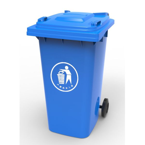 Good Quality 240L foot pedal plastic garbage trash bin plastic recycle rubbish bin