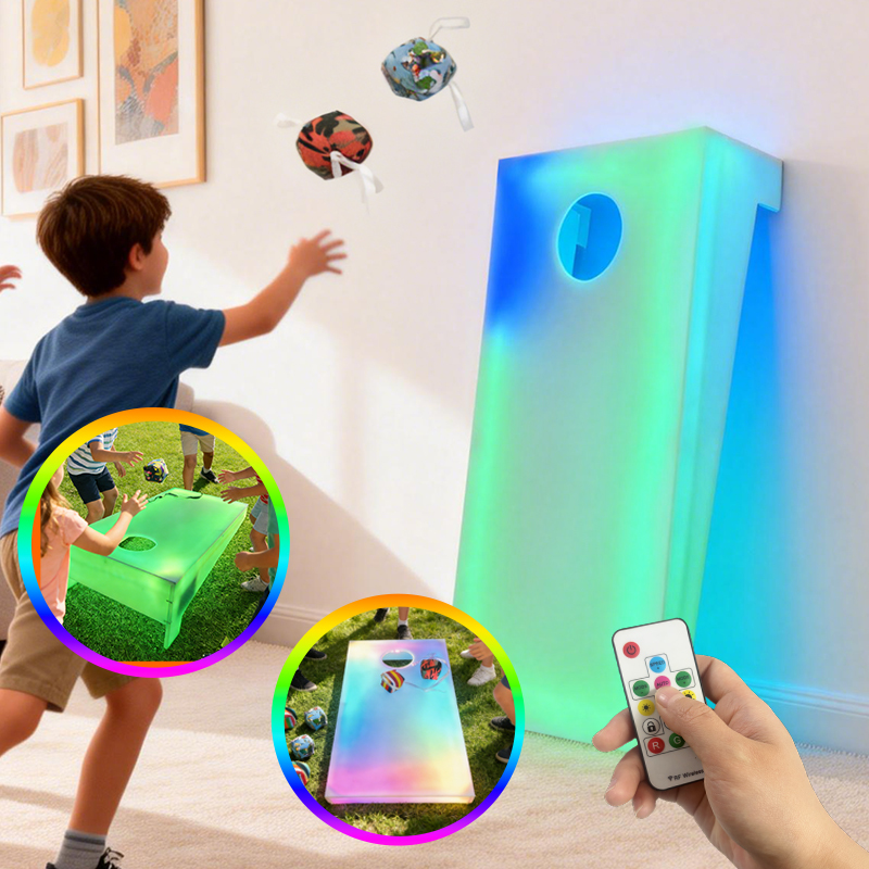 Outdoor Toys Custom Outdoor Cornhole Throwing Game Sandbag Board Adult Cornhole Bean Bag Garden Plastic Sports Game Toy