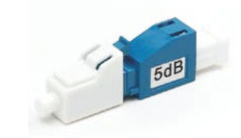 fiber optic  LC Single Mode 10dB  Attenuator Local Area Networks application Wavelength 1260 to 1620nm  blue color