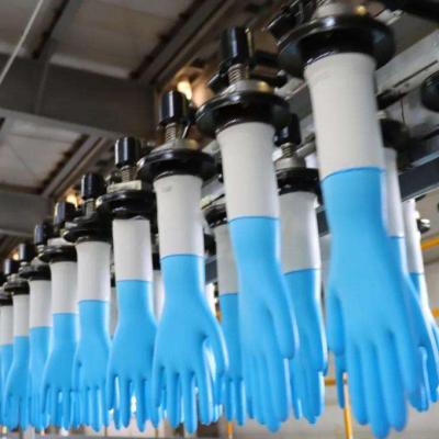 Linha de produção descartável 3000 x 100 x 1200mm das luvas do látex 21KW