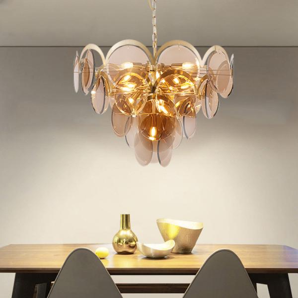 Postmodern glass chandelier living room simple and creative personality Diva Aqua Chandelier(WH-MI-196)