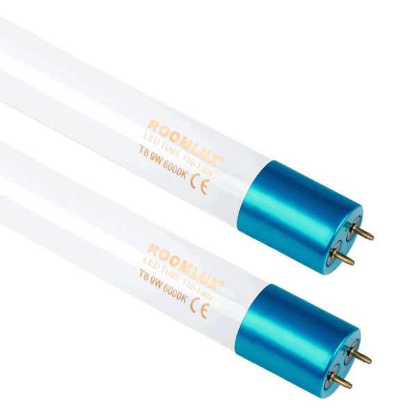 9-24W Warm White T8 LED Tube With Aluminum Lamp Body For Household Lighting