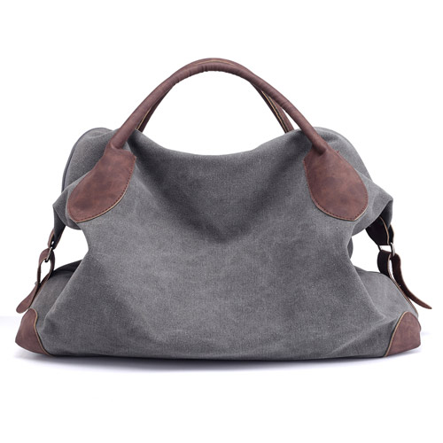 Canvas promotion gifts summer handbag beach bags in mint color