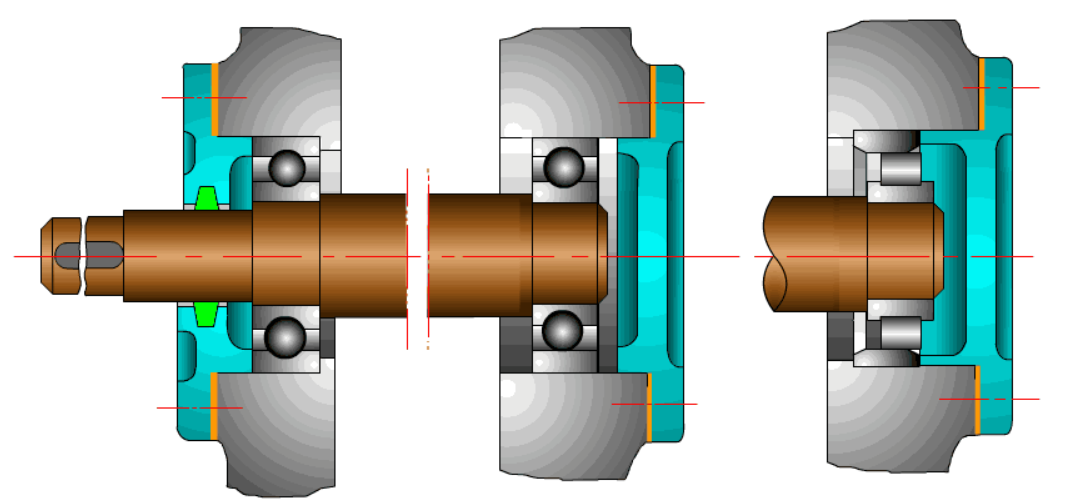 Anel de vedação mecânico de carburo de tungstênio de moagem única NBR