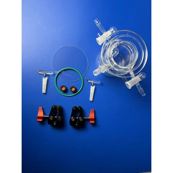 Custom 99.99% High Purity Acid Resistant Photocatalytic Quartz Glass Reactor for Lab Chemical Experiments