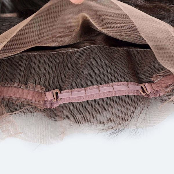 110g -150g 100% Brazilian Virgin Hair 360 Lace Frontal No Shedding