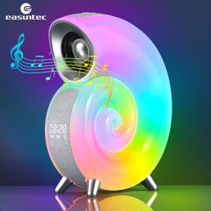 Lámpara de música de concha Smart Light Sound Machine G Speaker Lamp Blanco gris Apoyo OEM / ODM