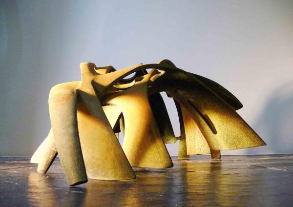 Customized Cast Metal Sculpture Abstract Style Modern Public Decoration