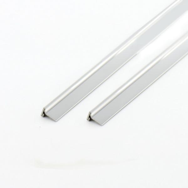304 V Grooved T Shape Tile Trim Gold Hairline Mirror Stainless Steel Edge Trim