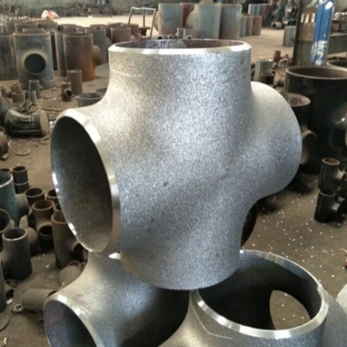 ASME B16.9 Carbon Steel Pipe Fittings A234WPB Seamless Pipe Cross Fitting