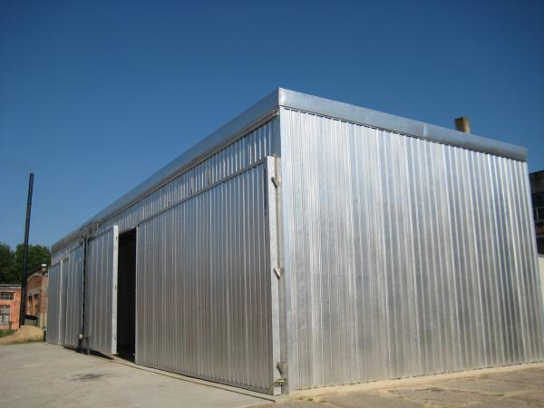 100 Cubic Meter Wood Drying Chamber 4550 Mm Door Height High Capacity