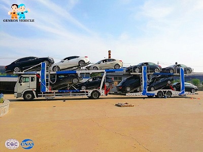 Международный 24000mm закрытый Semi трейлер Hauler автомобиля